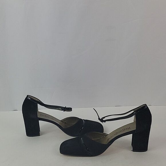 Yves Saint Laurent Suede Strap Women's Pumps - Picture 4 of 13